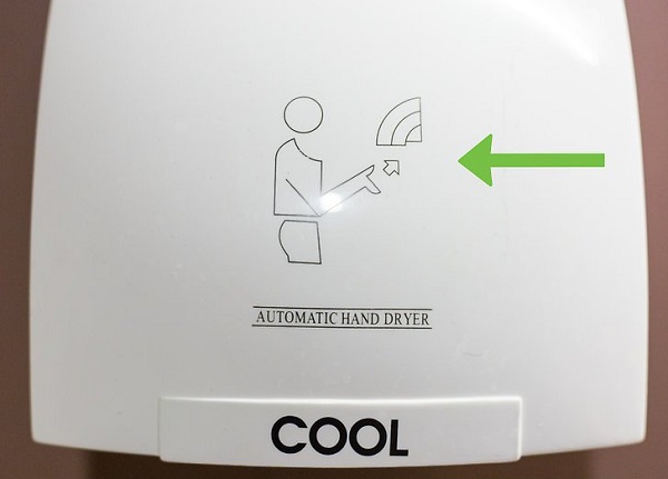 روش و راهنمای استفاده از دستگاه دست خشک کن :